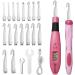 Yarniss Light Up Crochet Hooks Set - 17 Sizes with Stitch & Row Counter - Buy Online on GoSupps.com
