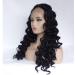 BGHJUE N Black Long Roll Synthetic Wig for Women - Heat Resistant Left Side Part High Density International Shipping - Buy Online on GoSupps.com