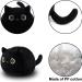 OUKEYI 50cm Black Cat Plush Toy Black Cat Pillow Fat Cat Kawaii Pillow Stuff Plushies Lumbar Back Cushion Decoration for Kids Home Decor Gift Boys Girls Birthday Valentines Christmas - Buy Online on GoSupps.com