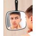 OWBIA Large Hand Mirror with Handle - Salon Barber Hairdressing Tool (12.4 x 9) - Buy Online on GoSupps.com