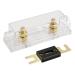 Heschen Car Audio Video Stereo ANL Fuse Holder 0 2 4 Gauge with 120Amp Fuse - High Quality In & Out Connection - Buy Online on GoSupps.com
