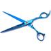 MOONTAY Professional Dog Care Shear Set - Curved Straight Chunker & Thinning Scissors for Pet Grooming - High-Quality Blue Dog Grooming Scissors - Buy Online on GoSupps.com