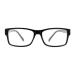 SA106 Classic Plastic Narrow Rectangle 3 Focal Progressive Reading Glasses Black +3.0