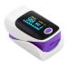 ECOSWAY Fingertip Blood Oxygen Saturation Pulse Monitor OLED Display Portable for Home - Purple
