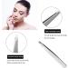 Dajidafu Hair Tweezers Stainless Steel Mirror with Matte Finish Easy to Grip Handy Comfortable Ergonomic Precision Eyebrow Clip - Buy Online on GoSupps.com