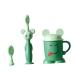 Healvian 3 sets of toothbrush set toothbrush made of silicone toothbrush for toddlers cleaning brush for infant teeth extra soft toothbrush baby suction cup bristles pp