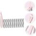 NOLITOY Folding Eyebrow Trimmer Set - Stainless Steel Makeup Tool & Grooming Kit for Men - Precision Eyebrow Razor & Face Clippers in Pink - Buy Online on GoSupps.com