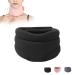 Neck Tension Reliever Neck Brace for Neck Pain and Support Soft Cervical Collars for Sleeping Support Neck Brace for Anti snoring and Neck Pain Support (Black)