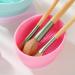 FOMIYES Makeup Brush Cleaning Mat with Brush Drying Holder Silicone Makeup Brush Cleaner Brush Cleaning Pad Cleaning Bowl for Makeup Pink - Buy Online on GoSupps.com