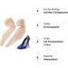 Haofy Heel Cushion Gel with Arch Support - Self-Adhesive Slide-Resistant Protection for Oversized Shoes | 2 PC Insoles for Ultimate Comfort - Buy Online on GoSupps.com