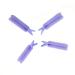 Hair Root Fluffy Clip 4 Pcs Non-Slip Cold Wave Curling Iron for Home Showers Salon DIY Styling Tools (Purple)