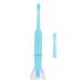 Electric Power Toothbrush for Adults 3 Modes Soft Bristles IPX7 Waterproof Travel Indoor Outdoor /555 (Size : Blue)