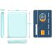 Wobsion Compact Mirror with Light 1x/3x Magnification, Handheld Magnetic Switch Fold Mirror - Small Travel Makeup Mirror for Handbag - Cyan - Buy Online on GoSupps.com