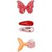 New 2025 Fresh Set Flower Printe Sweet Butterfly Hairpins Bb Hair Bangs Clips Barrettes New For Fashion Accessories Headwear Jewelry Fashion Accessories Creative Gift - Buy Online on GoSupps.com
