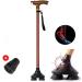 Scalable Crutches with LED Light Crutch 360 deg Automatic Adjustment Angle Non Slip Crutch Aluminium Cane Crutches Hello Independence Burlywoodcolor - Buy Online on GoSupps.com