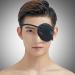 Black Adjustable Concave Shape Eyepatch for Amblyopia - Adult & Kid's Single Eye Mask - Buy Online on GoSupps.com
