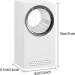 Virtcooy Indoor Fly Trap Electric Fly Catcher | Electric Fly Catcher Zapper Fly Light Silent Fly Control Fly Trap - Buy Online on GoSupps.com