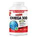 Nutridom Omega-3 Fish Oil 1 000mg 300 Softgels Supports Cardiovascular Health and Brain Function Contains EPA 180mg & DHA 120mg