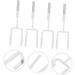 BUGUUYO 4pcs Storage Hooks Closet Hooks for Wall Kitchen Cabinet Coat Hook Door Hook No Punching 19X9X5CM White - Buy Online on GoSupps.com