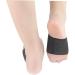 NOLITOY Copper Zap Breathable Guard Sleeves for Flat Foot Arch Support - 2 Pairs Sports Protector (8.7x6cm) - Black - Buy Online on GoSupps.com