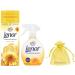Lenor in-Wash Scent Booster Beads Summer Breeze Scent 176gr + Lenor Crease Releaser Spray Removes Creases in Fabric Summer BreezeScent 1Pk 500ml + Our Gift for You: Organza Small Bag