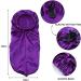 Shop Ladaypoa Long Satin Hair Hood for Girls | 2-Piece Silky Sleeping Hat Set - Extra Large Black & Purple Satin Sleeping Cap - Buy Online on GoSupps.com