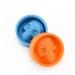 HOMSFOU Mini Muffin Silicone Baking Cup nonstick Pie Pans Silicone Muffin molds Oven Cookie pan Silicone Candy molds Halloween Cake Halloween Candy molds Home Pancake self Made Bread medium Blue