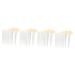Ipetboom 4 sets Blushes Female Blending Eyeshadow of Eye Brush Shadow Tools Loose Highlight Women 19X2.5cmx4pcs Whitex4pcs