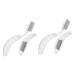 NOLITOY 4 Pcs Foldable Eyebrow Comb Eyelash Beauty Tool Essence Mascara Metal Lash Comb Reusable Eyebrow Combs Portable Eyelash Combs Eyelash Separator Stainless Steel Makeup Brush Pp 6.5x2x0.8cmx2pcs