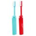 Mobestech 2 STK travel toothbrush toothbrush made of silicone bristle toothbrush rubber toothbrushes for children fiber toothbrushes collapsible toothbrush.