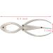YUELY Golden Mean Calipers - Stainless Steel Golden Ratio Eyebrow Tattoo Microblading Measure Tool - Buy Online on GoSupps.com