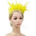 Beaupretty Fascinator Headbands 20s 50s Headband Derby Headpiece for Cocktail Wedding Tea Yellow - Buy Online on GoSupps.com