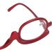 Shop Fashionable Magnifying Makeup Glasses for Women - Rotatable Red Design (+2.50 Magnification) | International Shipping Available - Buy Online on GoSupps.com