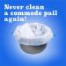 Medokare Commode Liners with Absorbent Pad - 24 Pack - Disposable Adult Commode Chair Liners - Fits Standard Bedside Commode Buckets - Toilet Pail Liners - Buy Online on GoSupps.com