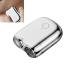 Mini Magnetic Automatic Electric Shaver Portable Waterproof Mini Cordless Men S Electric Shaver Usb Rechargeable Waterproof Shaver Electric Beard Trimmer (Silver)