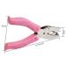 Jeemitery 1/8 Circle Handheld Hole Paper Punch with Soft-Handled for Tags Circle - 1/4 - Buy Online on GoSupps.com
