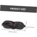 Healifty 3D Stereo Goggles Eye Sleeping Mask | Silk Blindfold Eye Mask | Adjustable and Breathable | Black | 1 Count - Buy Online on GoSupps.com