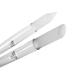 Glass Cuticle Pusher by Bona Fide Beauty - Dual Ended Manicure Stick - Premium Czech Glass Manicure Tools Pack of 1