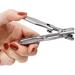 High Grade Stainless Steel Toenail Clippers - Sharp Curved Blade, No Splash Design - Ideal for Thick Nails - Silver - Buy Online on GoSupps.com