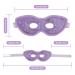 NEWGO Gel Eye Mask Reusable Cooling Eye Mask with Eye Holes - Hot Cold Eye Compress for Puffy Eyes, Migraine, Stress Relief - Purple - Buy Online on GoSupps.com