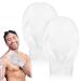 2 pieces 100% silk-peeling body glove peeling glove made of silk peeling body shower glove for all skin types Massage peeling shower gloves for thorough cleaning of the skin