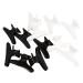 12x Butterfly Hairdressing Clamp Salon Hair Color Perm Section Clips Grips