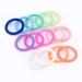 20Pcs Mix 14 Colors Safe Silicone Pacifier Dummy Chain Adapter Holder O Ring - Inner Size 21.5mm - Buy Online on GoSupps.com