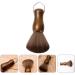 PATKAW Neck Duster Barber Salon Brush Hair Cutting Neck Duster Barber Brush with Hanging Hook with Wood Handle Soft Bristles Stand Up Base - Buy Online on GoSupps.com