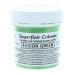 Sugarflair Colours Edible Power Pump Lustre - Fusion Green - Food Colouring Powder Edible Colour Dust Brush On Spray or Add Rejuvenator to Create Eye-Catching Paint Effect - 25g