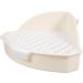 INOOMP 2pcs Rabbit Triangle Potty Toilet Guinea Pig Potty Small Animal Litter Abs Pet White Urinal 25.00X19.00X10.00CMx2pcs Whitex2pcs - Buy Online on GoSupps.com