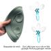 ANTUREBAY Silicone Suction Plates for Babies - Divided Toddler Plates with Spoon Fork - Dishwasher & Microwave Safe - Blue Green Gray - Buy Online on GoSupps.com