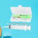 FOMIYES LED Ear Wax Removal Tools - Stainless Steel Ear Cleaner Spoon with Syringe for Ear Care - Portable Ear Wax Cleansing Kit - Random Color - Buy Online on GoSupps.com