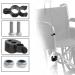 Wheelchair Walking Stick Holder | Cane Rack with Screws - Mobility Scooter Accessory - Buy Online on GoSupps.com