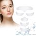 Beauty forehead anti -fold patch facial patches anti -aging for rejuvenated skin elasticity 6PCS anti -fold silicone patch pad skin lifting reusable forehead eye chin face patch